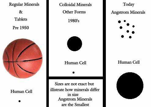 Angstrom Sized Minerals are 99.9% absorbed by body